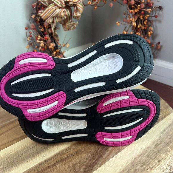 Adidas Ultrabounce  Running Athletic Shoe Sz 6.5US Black Lucid Fuchsia HP5785 - Picture 11 of 12